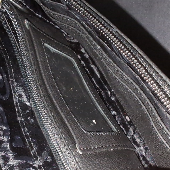 Brighton Eve Delight Women's Black/Brown Leather Small Crossbody Bag. - Picture 14 of 16